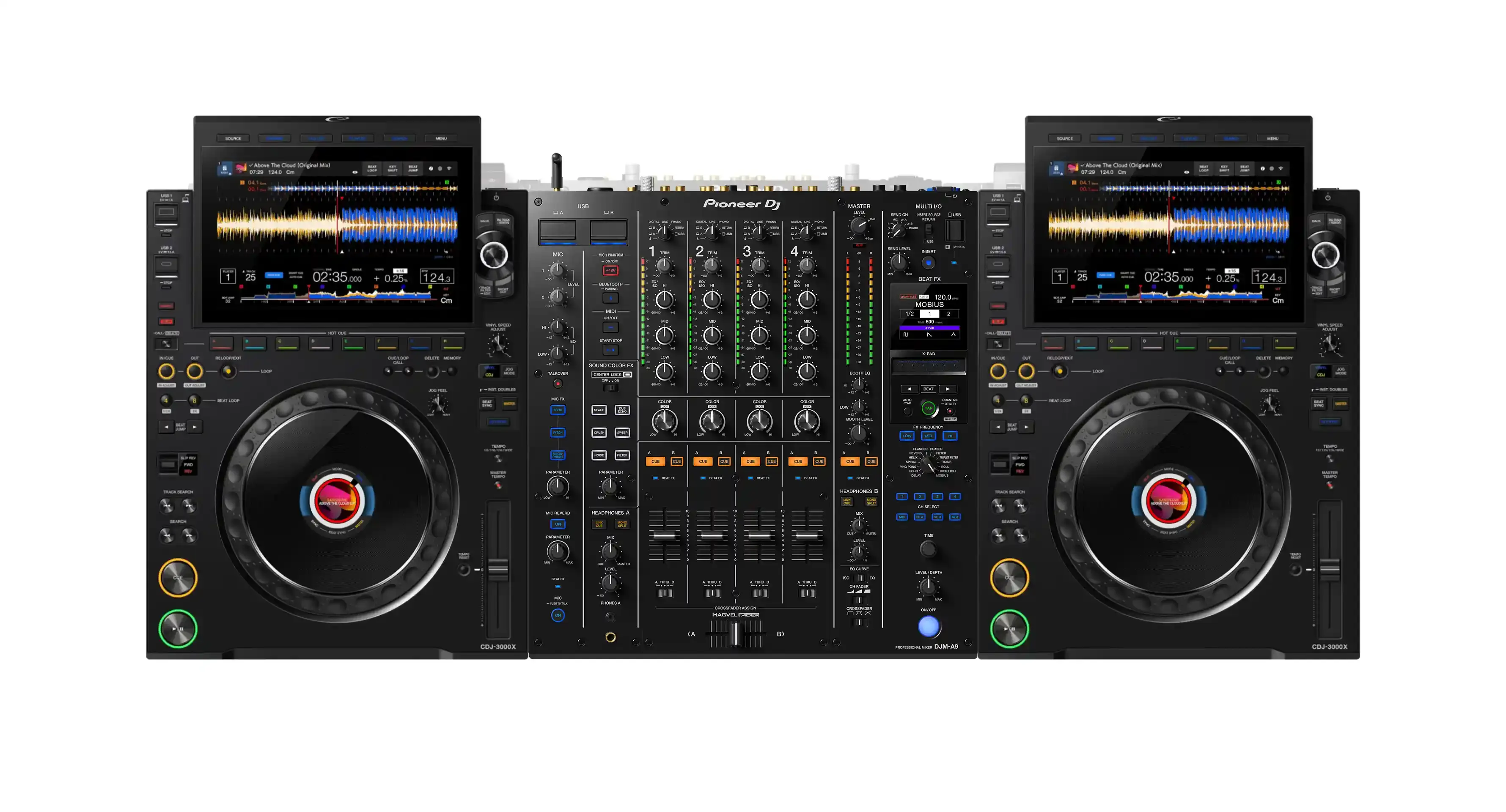 2 x CDJ-3000X Player + DJM-A9 Mikser - Full DJ Setup [KİRALIK]