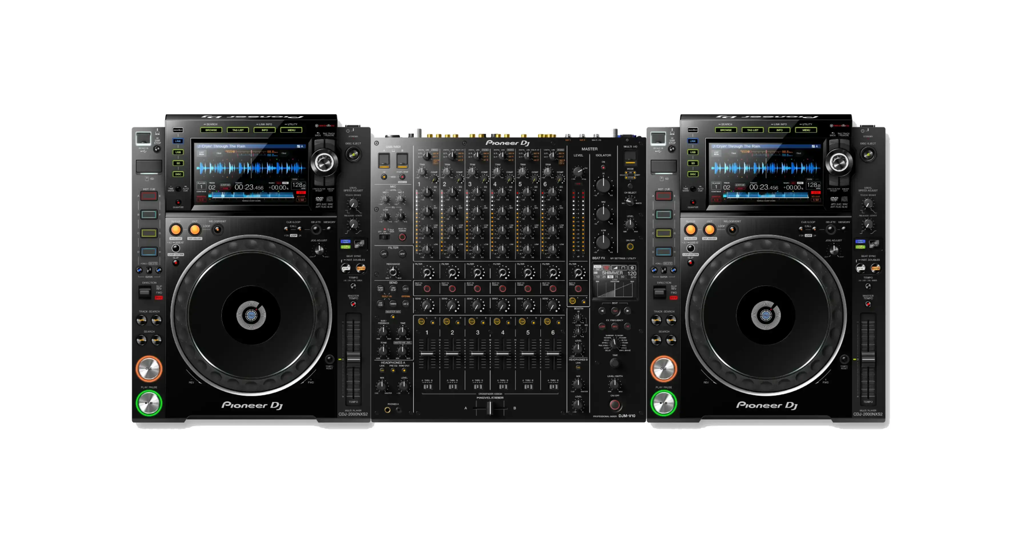 2 x CDJ-2000NXS2 Player + DJM-V10 Mikser - Full DJ Setup [KİRALIK]