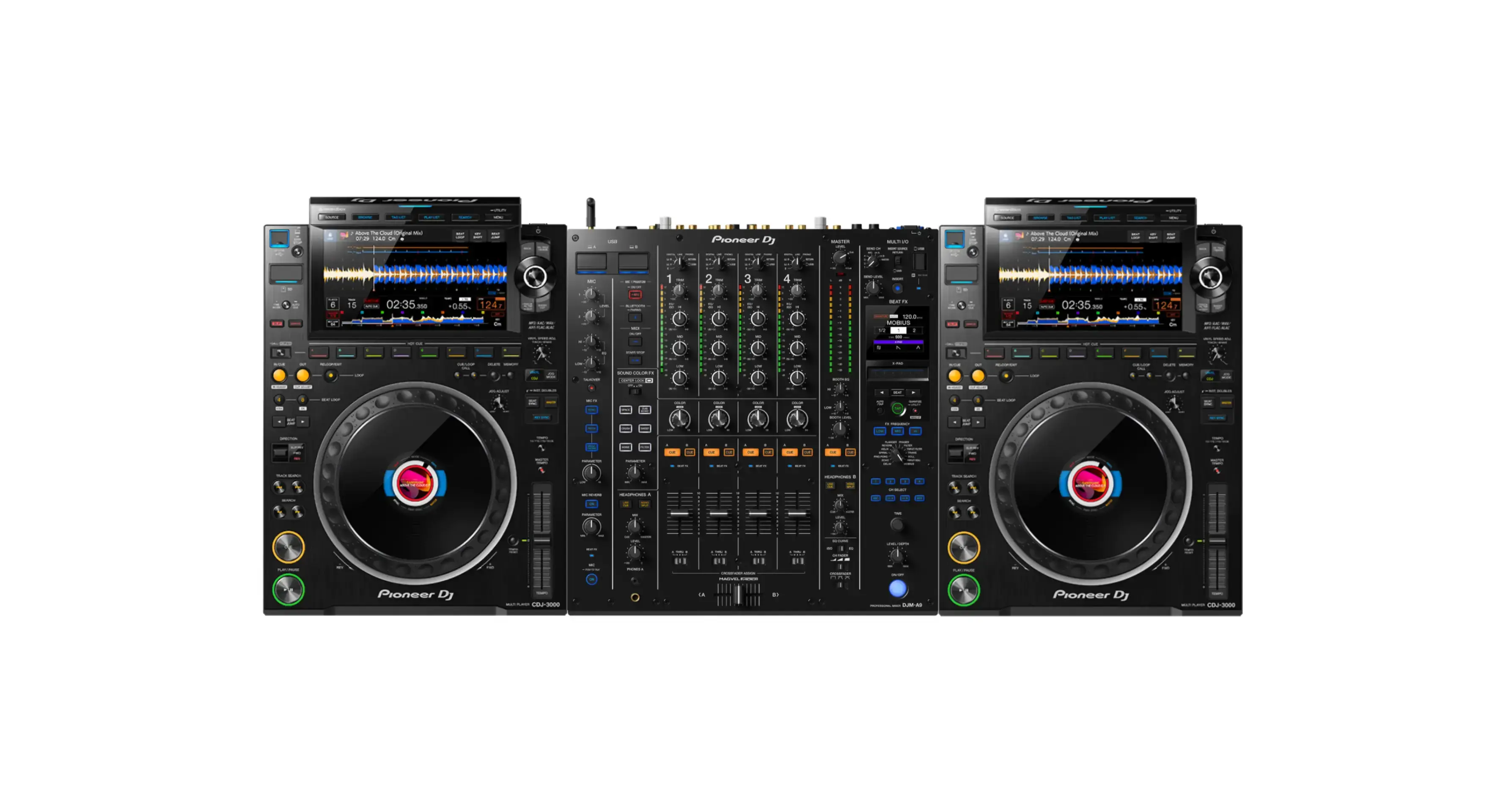 2 x CDJ-3000 Player + DJM-A9 Mikser - Full DJ Setup [KİRALIK]